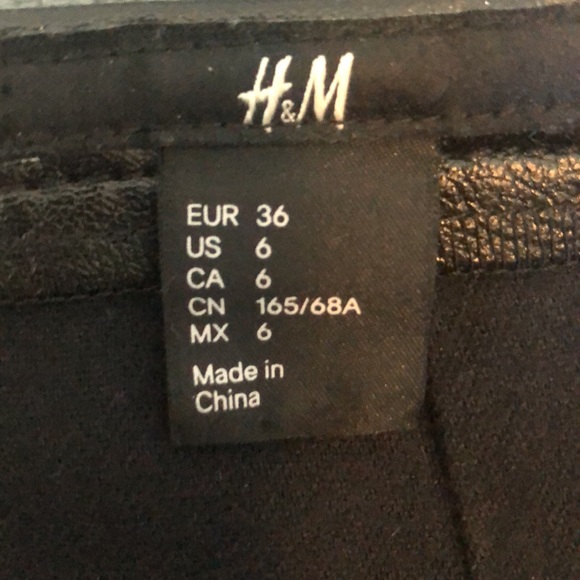 H&M Faux Leather Mini Skirt - Picture 10 of 14